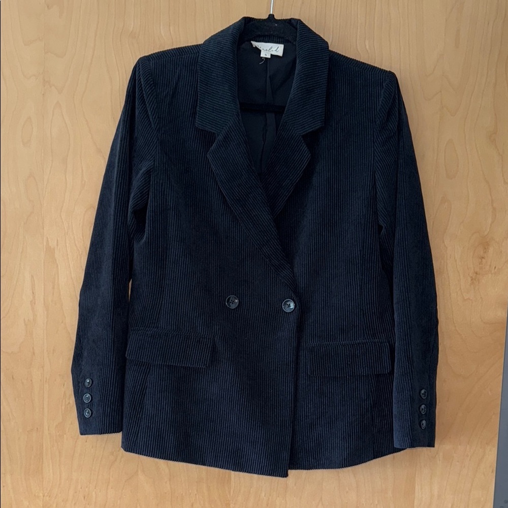 Marled Women's Black Corduroy Blazer